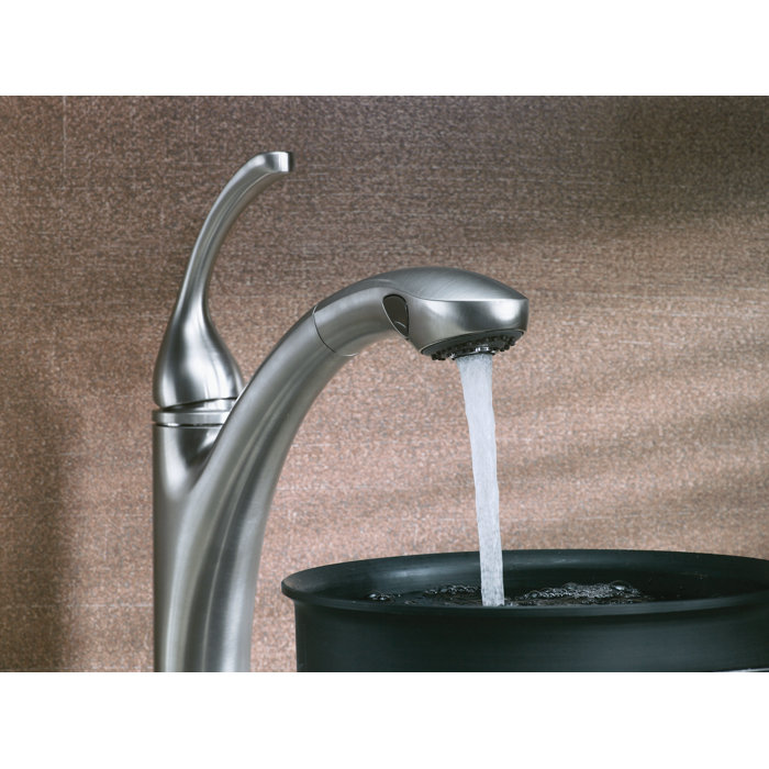 K10433BN,VS,G Kohler Forte® Pull Out Single Handle Kitchen Faucet